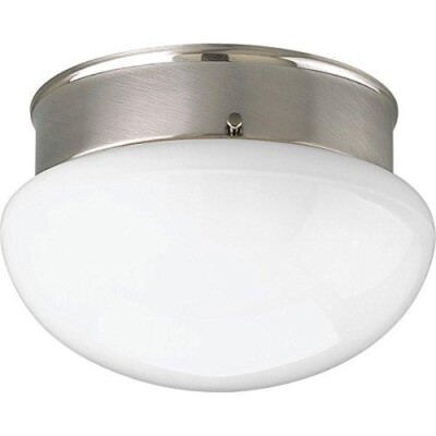 Progress Lighting P3408-09WB Traditional One Light Flush Mount 