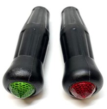 vintage new COKE BOTTLE bicycle GRIPS 5-1/4 w...