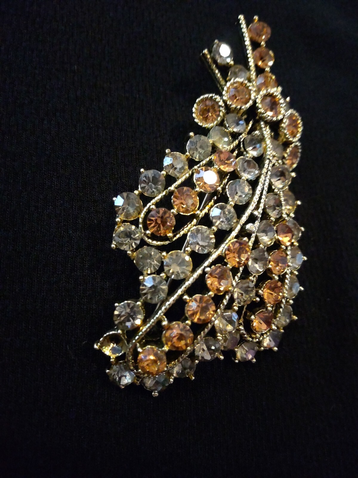 Vintage Rhinestone High end Fashion Jewelry Single Owner 29 gram 3