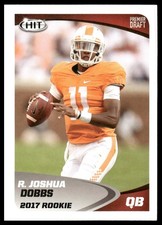 2017 SAGE HIT #76 R. Joshua Dobbs Rookie Tennessee Volunteers