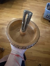 Rustic Handmade Wood Bowl Nutcracker Set w/ M...