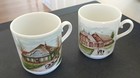 2 KRONESTER BAVARIA DEMITASSE CHINA CUPS 1970S #30 LEELAND & #32 NOORD-HOLLAND — photo 1