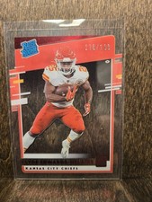 2020 Chronicles Clearly Donruss Rated Rookie Red /199 Clyde Edwards-Helaire RC