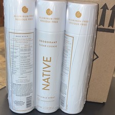 Native Invisible Spray Deodorant Sugar Cookie Multipack 3.5 oz LOT OF 3