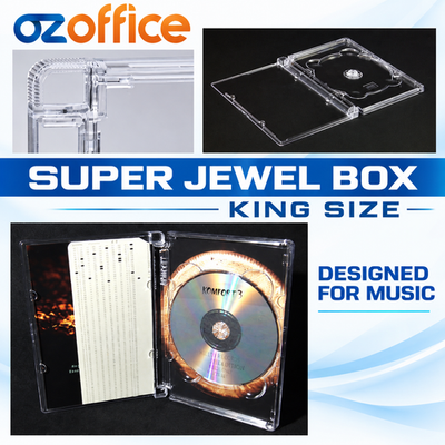 PREMIUM Super Jewel Box King Size Super Jewel Case CD DVD Super
