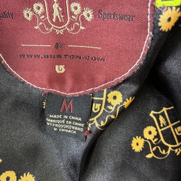 Burton The White Collection Para Hombre Gris Medio Chaqueta con Capucha Abrigo Aislante Esquí Foto 4 de 4