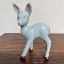 Vintage Ceramic Standing Fawn,  Doe, Deer  Fi...