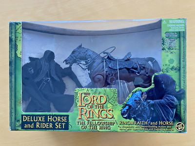 Lord Of The Rings Ringwraith Deluxe Horse And Rider Set Action Figures Toybiz