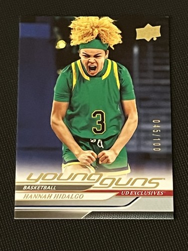 2025 Upper Deck Goodwin Champions #YG-32 Hannah Hidalgo Young Guns /150 Notre RC