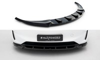 Front Ansatz V.2 FüR Tesla Model 3 Performance Mk1 Facelift Frontspoiler Schwarz