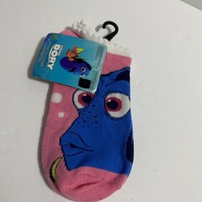 Socks DISNEY FINDING DORY Low Cut Kids Girls Size 10.5-4 New