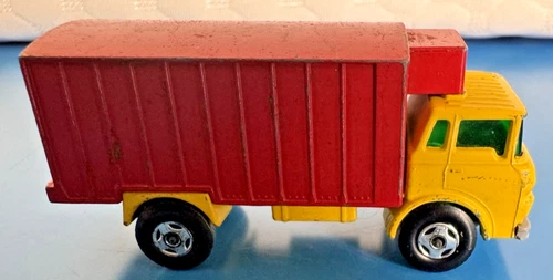 Vintage 1970 Matchbox Lesney Superfast #44c GMC Refrigerator Truck