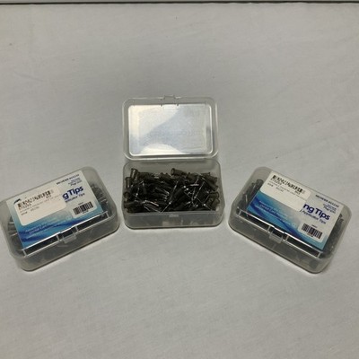 Advance Prebent Dispensing Tips 22 Gauge Black 100/Pk LOT OF 3