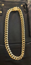 925 Sterling Silver 14mm Cuban Link Chain 20” Heavy 234g Box Clasp