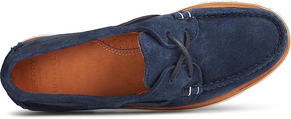 男式 Sperry x Sunspel 正品原装麂皮绒船鞋 — 第 3/4 张图片