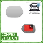 Left hand Passenger side for Toyota Yaris Verso 1999-2005 stick-on mirror glass