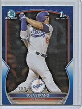Joe Vetrano 2023 Bowman Chrome Blue Refractor #080/150