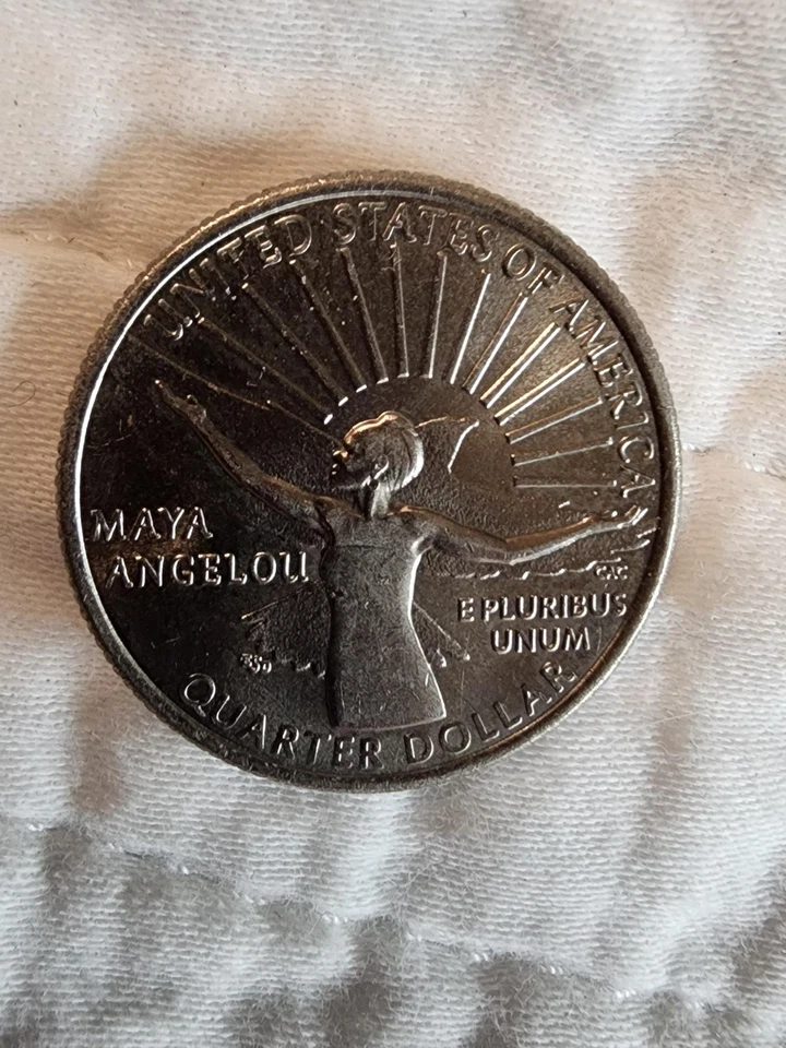 2022-D Maya Angelou Quarter-Circulated- Errors - Image 3 of 4