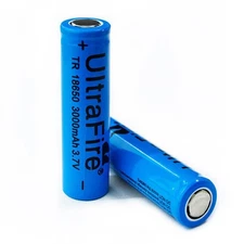 3.7V Rechargeable Battery Flat Top Lithium Batteries Cell