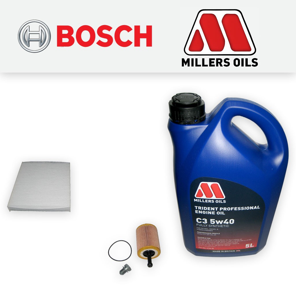 SERVICE KIT for SKODA FABIA (6Y) 1.9 SDI TDI OIL CABIN FILTERS +OIL (1999-2008)