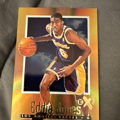 SkyBox 1996-97 EX2000 Eddie Jones #31 Los Angeles Lakers NBA Basketball Card