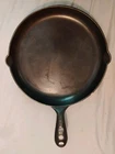Griswold #7 Skillet Three Hole Handle Cast Iron 728 ERIE BEAUTIFUL HTF RARE
