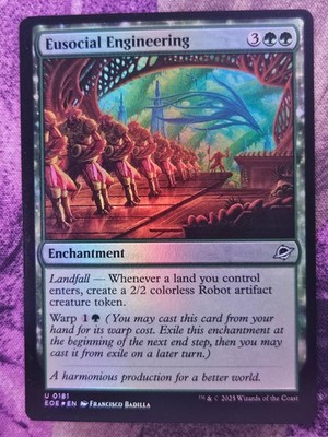 Eusocial Engineering 181 Edge of Eternities Magic: The Gathering Foil NM