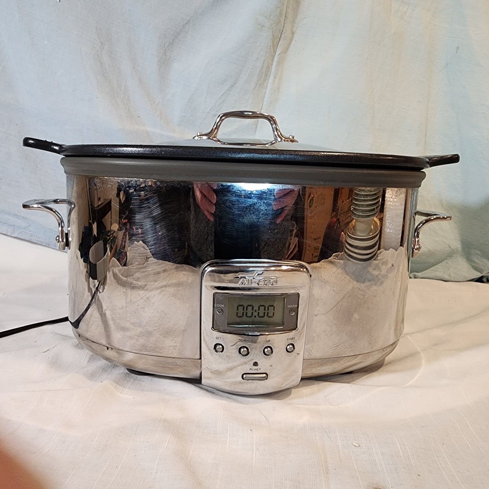 All-Clad 7-Quart Stainless Slow Cooker, Aluminum Insert Seri