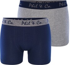 Phil & Co Berlin 2er Pack Boxershorts Retropants Jersey Trunk