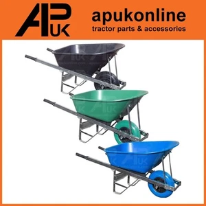 Large Wheelbarrow 160L Single Wheel Equestrian Pony Horse Manure Stable Paddock