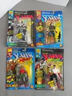 Lot of 4 Vintage 1990's X-Men X-Force Marvel Toy Biz Action Figures New