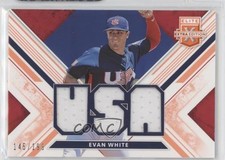 2019 Elite Extra Edition USA National Team Materials Orange /199 Evan White s3g