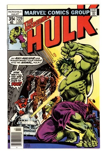 Incredible Hulk #220 NM- 9.2 1977  Ernie Chan Cover