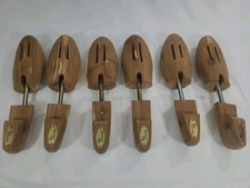 Allen Edmonds Cedar Wood Shoe Trees Lot Of 3 Pairs Mens Size XL Adjustable