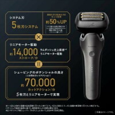 Panasonic Lamdash PRO 5 ES-L550U-S Silver 5-Blade Electric Shaver
