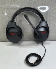 HyperX Cloud Stinger Gaming Headset with Noise-Cancellation Mic, Black/Red