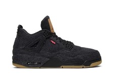 Air Jordan Levi's x Air Jordan 4 Retro 'Black Denim' AO2571-001 Shoes