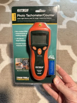 Extech 461920 Laser Photo Tachometer Counter New Sealed Package | eBay