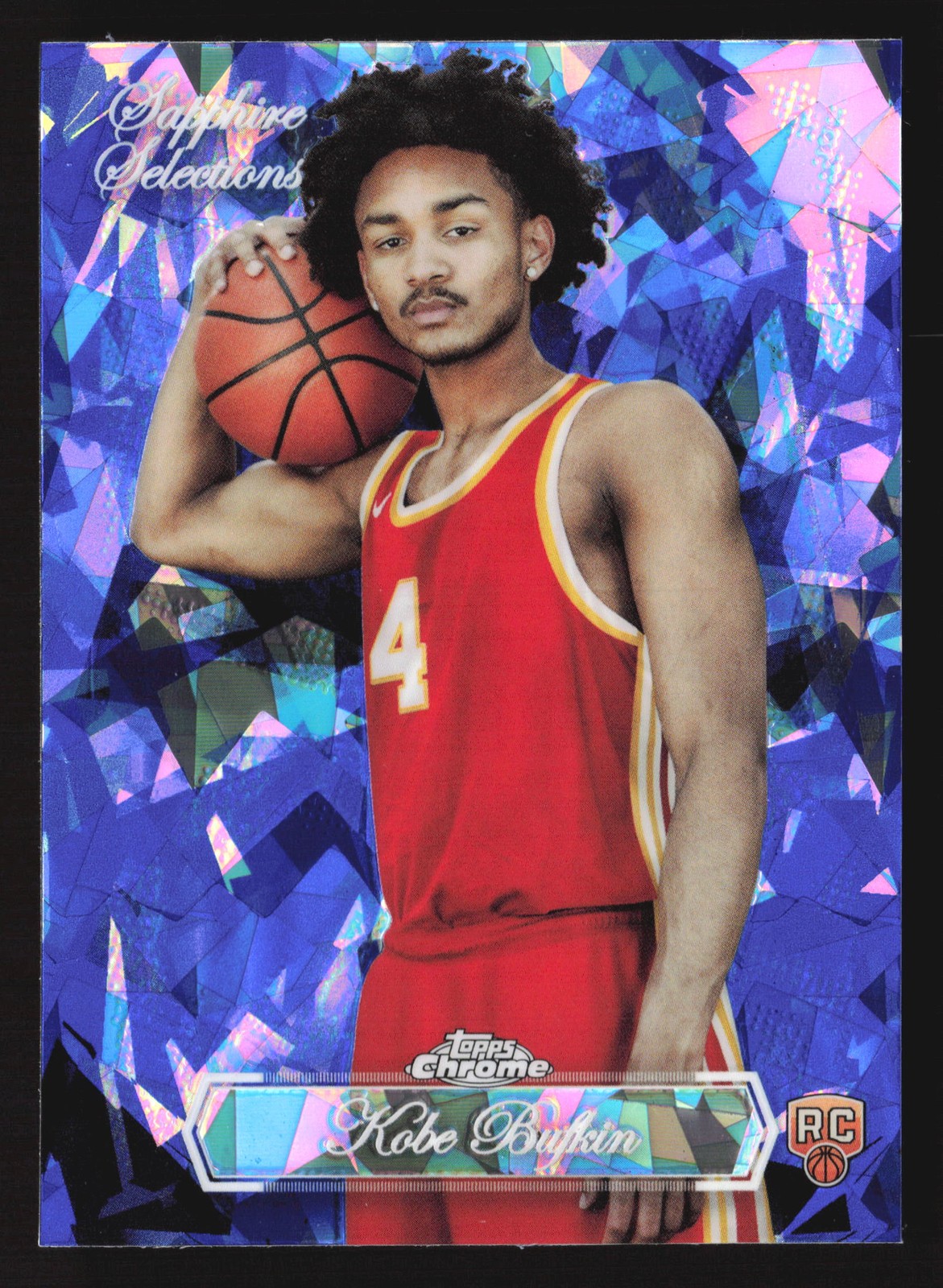 2023-24 Topps Chrome Sapphire Edition #SS-19 Kobe Bufkin Sapphire Selections