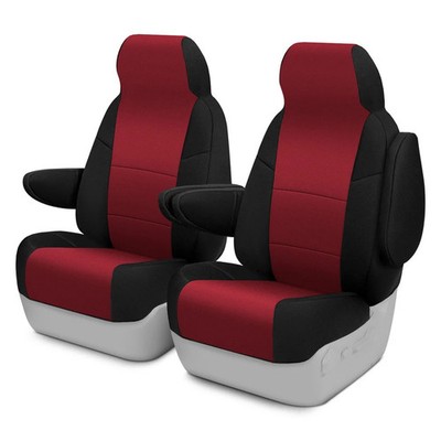 For Nissan NV1500 12-20 Neosupreme 1st Row Black & Red Custom Seat Covers
