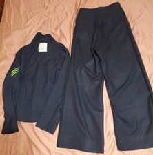 Vtg US Navy Undress Blue Uniform bell bottom Pants  Cracker Jack Wool E3 airman
