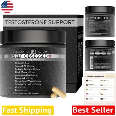 Masculine Vitality Capsules 2  Supply Ashwagandha Fenugreek Natural Energy