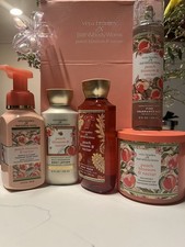 Exclusive Bath Body Works x Vera Bradley Peach Blossom Nectar 5pc. Set
