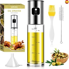 edihome, Pulverizador Aceite Spray, para Cocina, de Acero Inoxidable y
