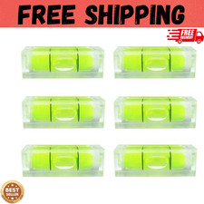 6pcs Small Bubble Level Mini Square Bubble Spirit Levels Leveling Tools New...