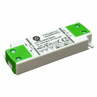 POS Prof. LED Trafo SLIM 12V DC 1,67A 20W Konstantspannung (FTPC20V12) SELV MM