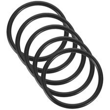 5Pcs Durable Black Rubber Rings for Tibetan Singing Bowls Meditation Use