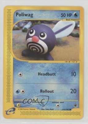 Poliwag Pokemon e-Card Series Expedition #125 2002