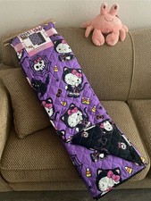 New Sanrio Hello Kitty Halloween Skulls Reversible Twin Quilted Blanket 60"x90"