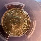 2023 Gold Eagle $5 PSGS MS70 First Day of Issue 1/10 oz Fine Gold
